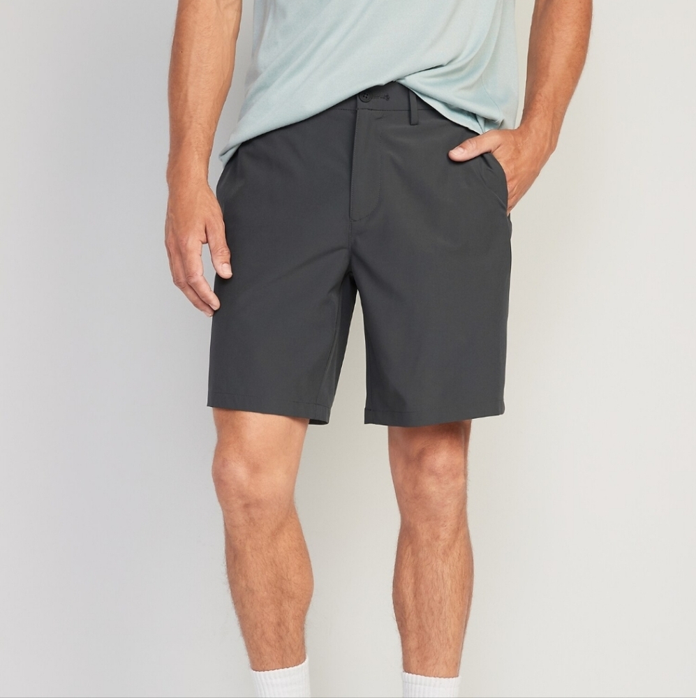 NEW Old Navy Stretch Tech Go-Dry Cool Chino Shorts Men's Size 36 7 Inch Inseam
